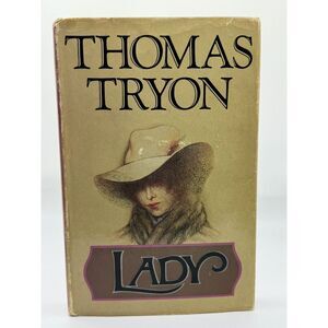THOMAS TRYON LADY  A Novel By Thomas Tryon HC DJ 1974 1ST EDITION